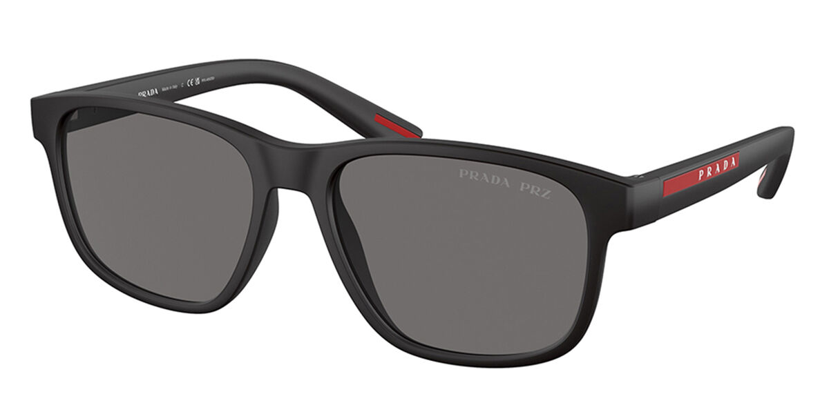 Prada Linea Rossa PS06YS Polarized DG002G Sunglasses Matte Black ...