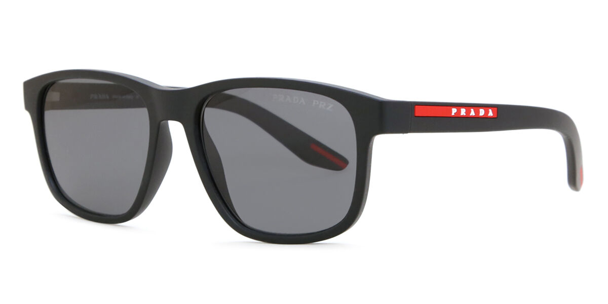 PRADA プラダ サングラス リネア ロッサ アイウエア PS06YS PS06YS Polarized サングラス Matte Black | SmartBuyGlasses JP