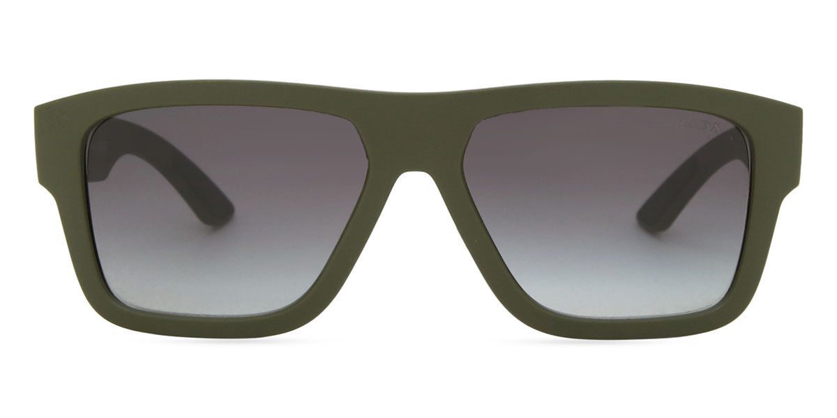 Prada Linea Rossa PS04ZS 15X09U 56 Gr&ouml;na Solglas&ouml;gon M&auml;n