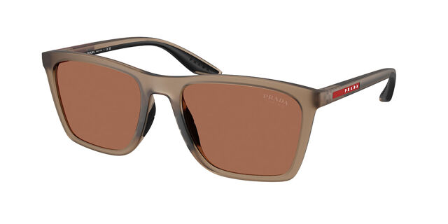 Prada Linea Rossa PS B08S 29F50A Square Frosted Brown  display picture 3