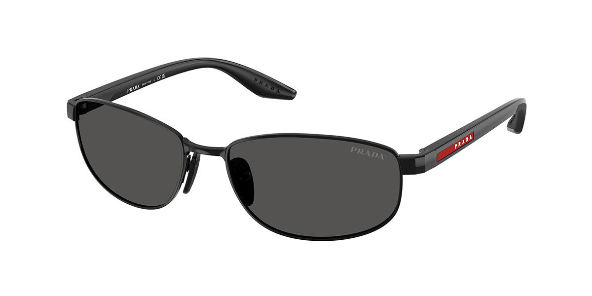 Prada Linea Rossa PS B53S 1AB08Z 58 Svarta Solglas&ouml;gon M&auml;n