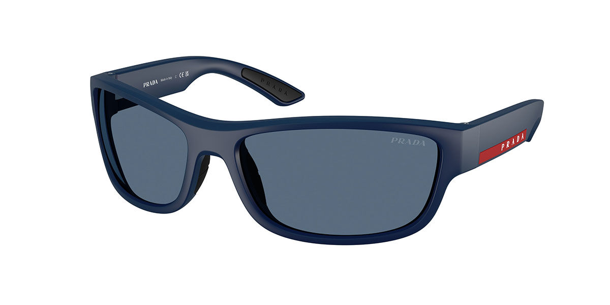 Prada Linea Rossa PS C04S MAG06A Men's Sunglasses Blue Size 65