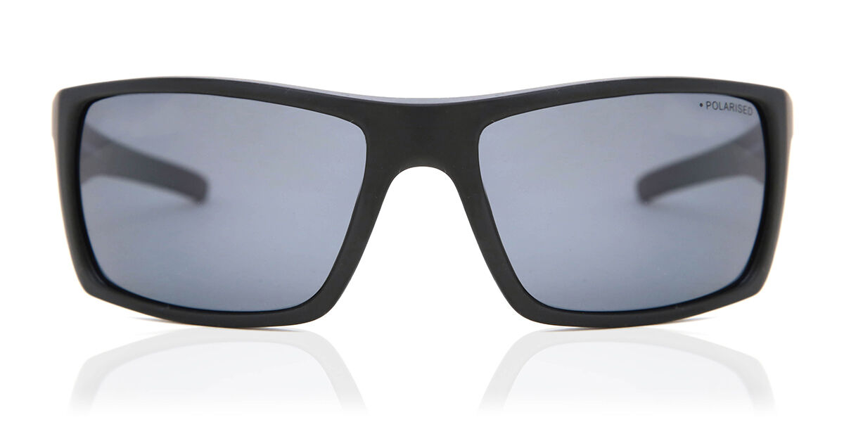 Dirty Dog Polarised Primp Sunglasses Satin Black Grey 53374 