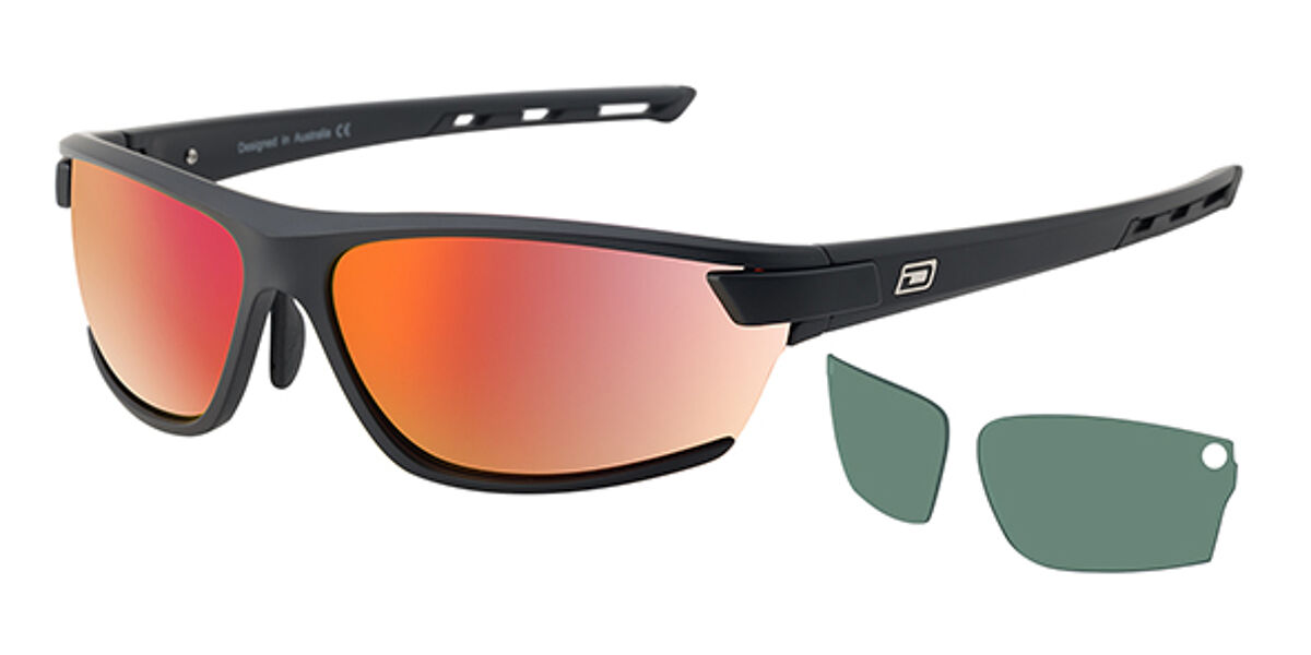 Dirty Dog Evolve X2 Polarized 58083 Sunglasses Satin Black