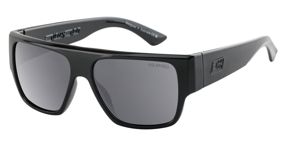 Dirty Dog Gotham Polarized 53856 Men's Sunglasses Black Size 57