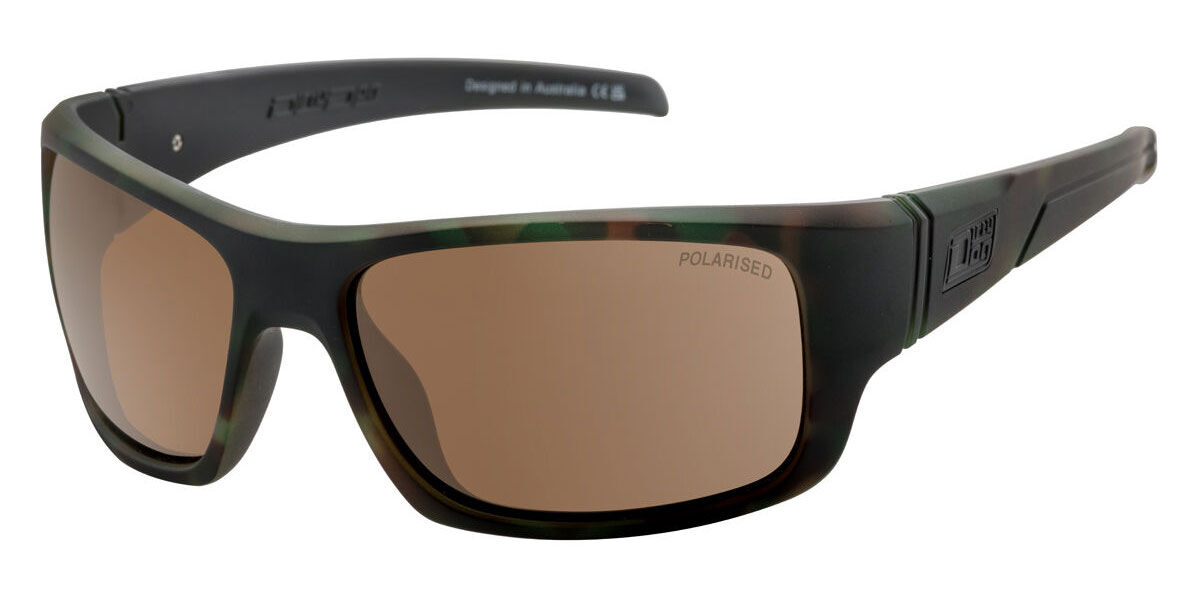 Dirty Dog Stray Polarized 53790 Men's Sunglasses Green Size 64