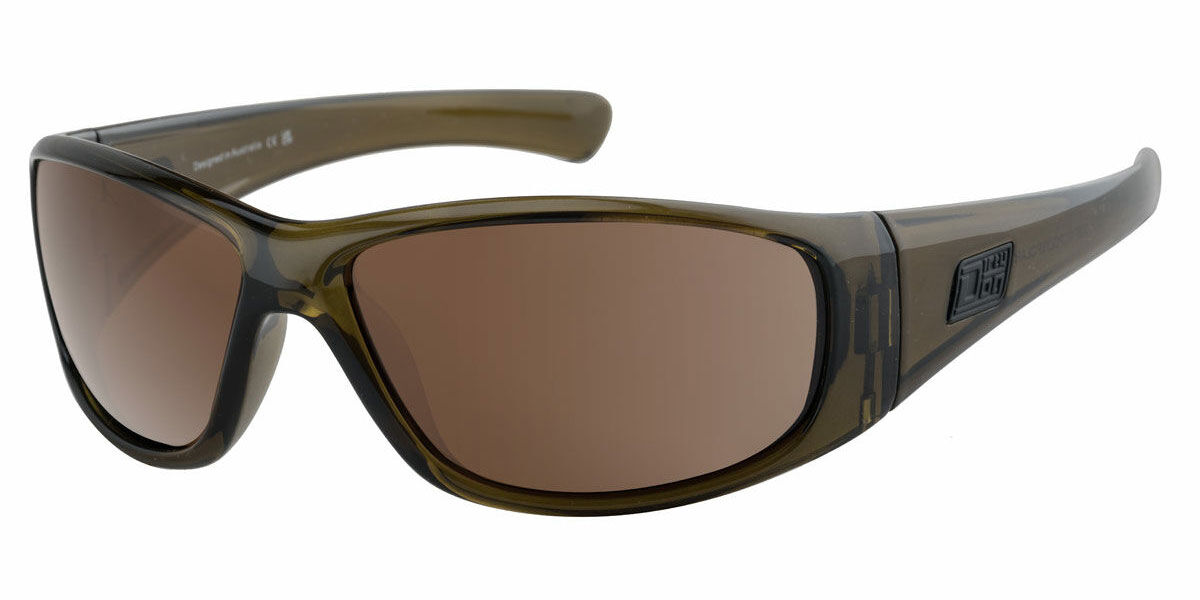 Dirty Dog Wolf Polarized 53874 Men's Sunglasses Green Size 64