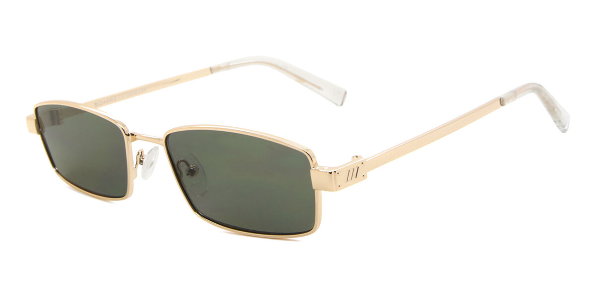 Le Specs Bizarro LSP2352228 Rectangle Bright Gold Sunglasses
