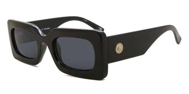 Le Specs Oh Damn! LSP2102356 Rectangle Black Sunglasses  display picture 2