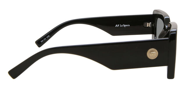 LeSpecs Oh Damn rectangular black sunglasses Oh Damn! Black Uni-Sex Rectangle Sunglasses | Le Specs main image 4
