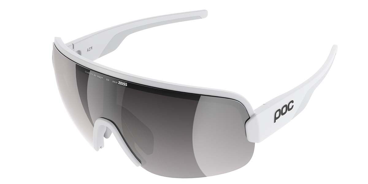 POC ポック AIM Hydrogen White Aim Bike Sunglasses in Hydrogen White | Cycling Eyewear