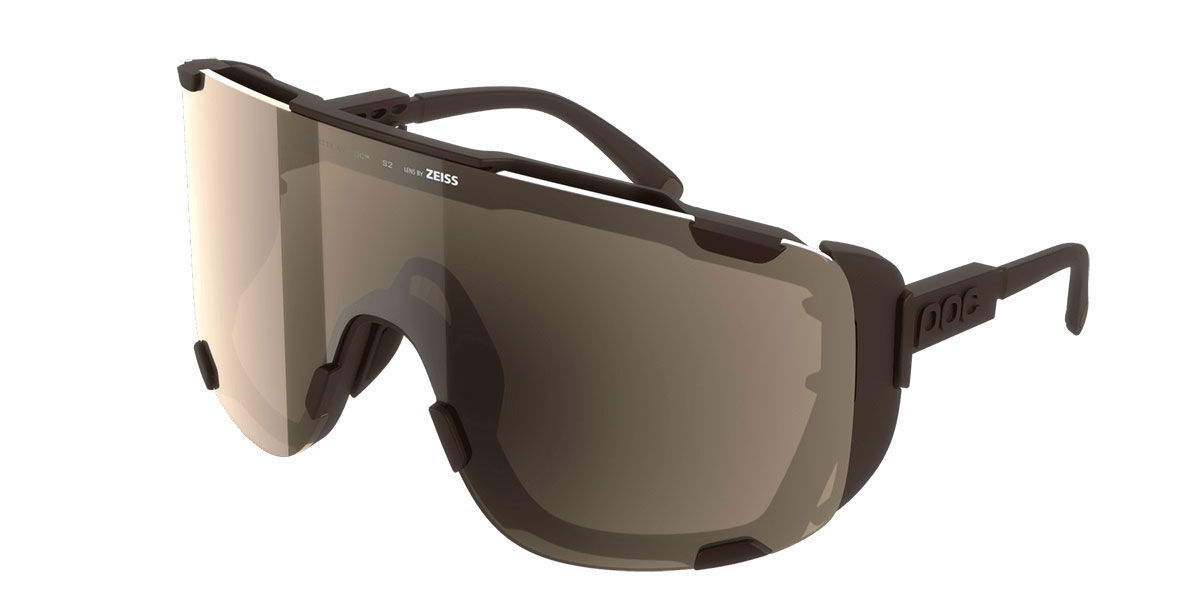 Poc Devour Ultra With Extra Clear Lens 9660 Men's Sunglasses Brown Size Standard