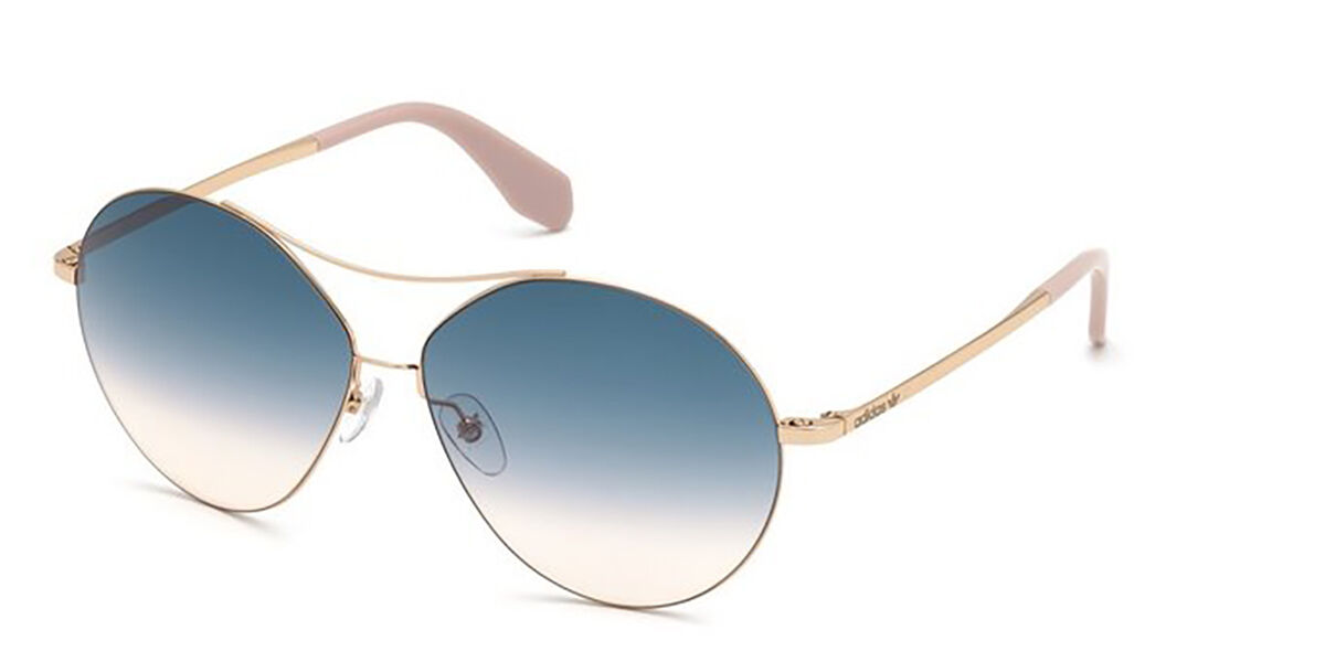 Adidas Originals OR0001 33W Women’s Sunglasses Gold Size 59