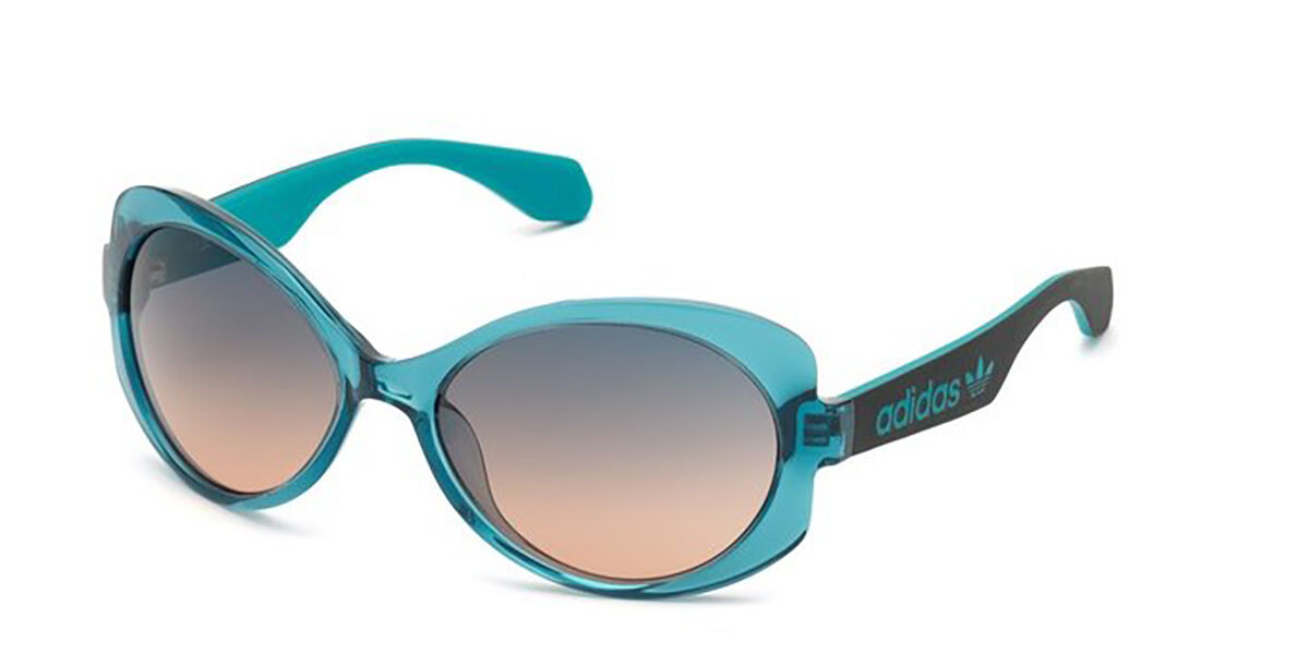 Photos - Sunglasses Adidas Originals  Originals OR0020 87W Women's  Blue Size 