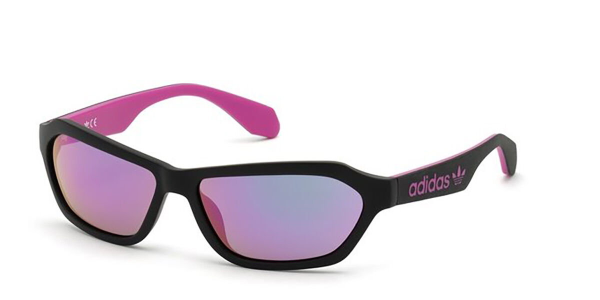 Photos - Sunglasses Adidas Originals  Originals OR0021 02U Men's  Black Size 5 