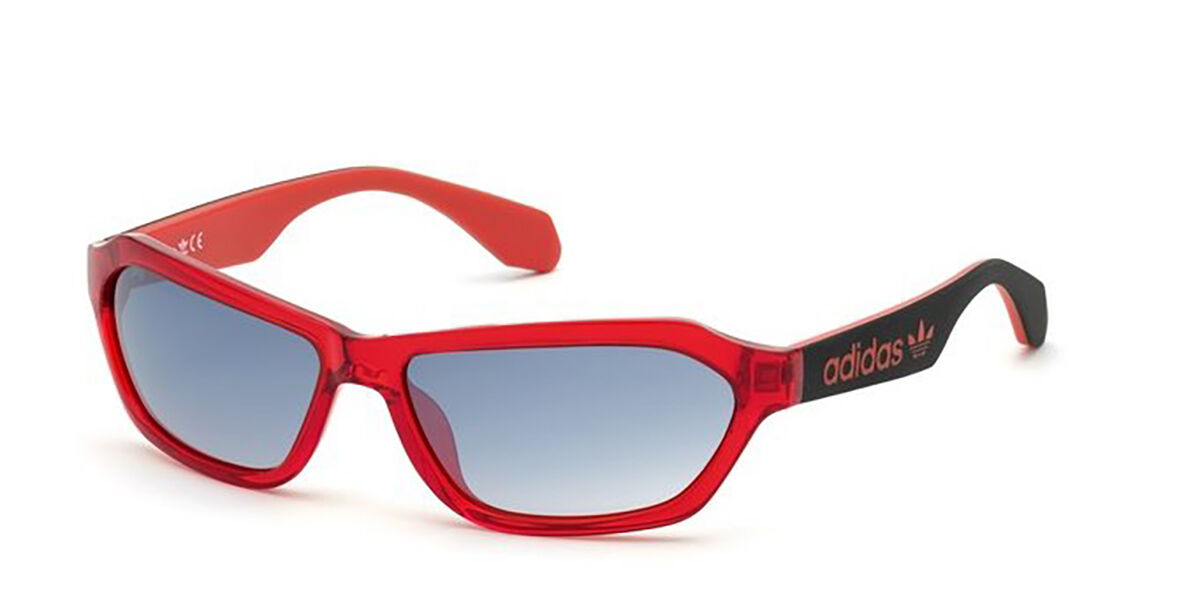 Photos - Sunglasses Adidas Originals  Originals OR0021 66C Men's  Red Size 58 