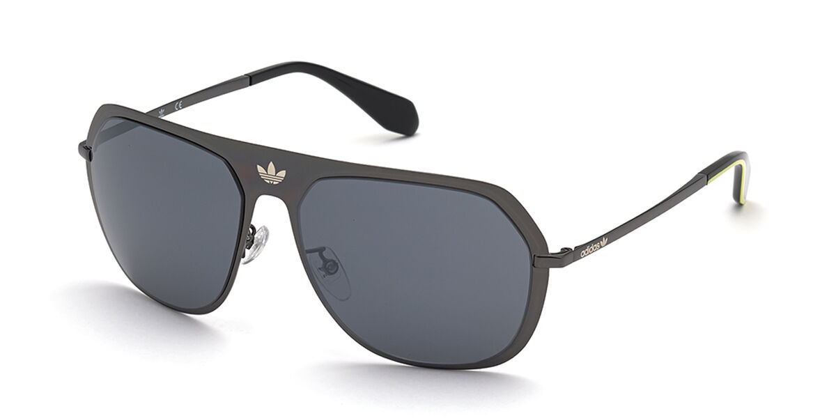 Photos - Sunglasses Adidas Originals  Originals OR0037 08C Men's  Grey Size 58 