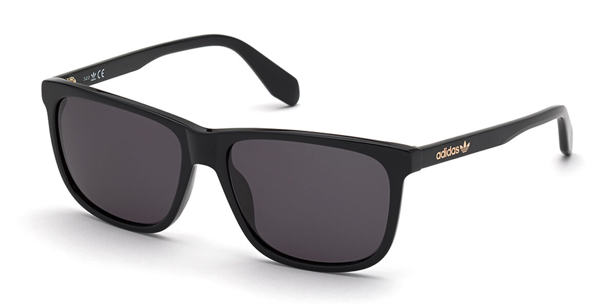 Photos - Sunglasses Adidas Originals  Originals OR0040 01A Men's  Black Size 5 
