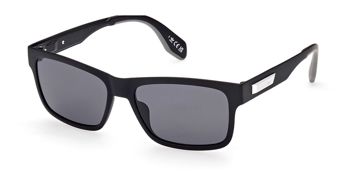 Photos - Sunglasses Adidas Originals  Originals OR0067 02A Men's  Black Size 5 