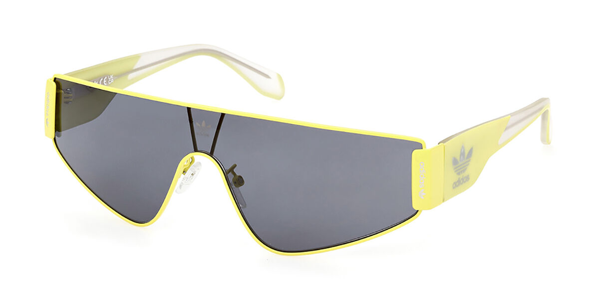 Photos - Sunglasses Adidas Originals  Originals OR0077 40A Men's  Yellow Size 