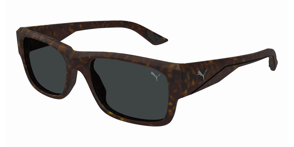 Puma PU0438S 003 Tortoiseshell Herren Sonnenbrillen