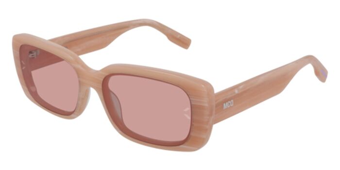 Tous STOB91 0ACQ Square Opaque Raspberry Pink Sunglasses  display picture 2