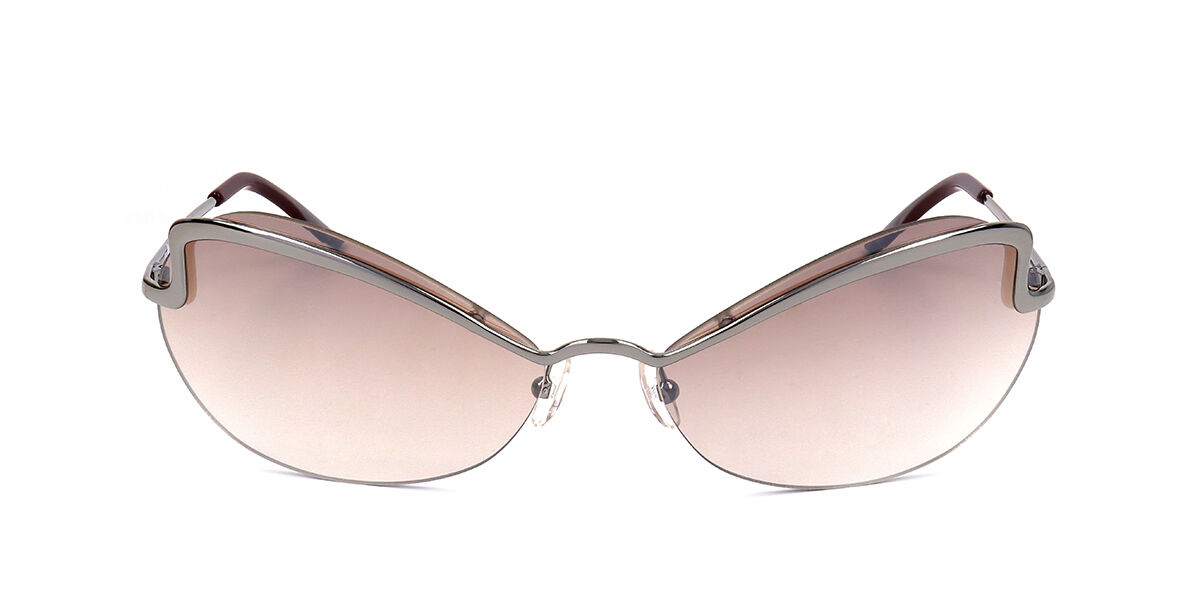 Anna Sui AS540 04 Men’s Sunglasses Silver Size 64