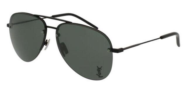 Saint Laurent CLASSIC 11 M 001 Pilot Black Sunglasses  display picture 2