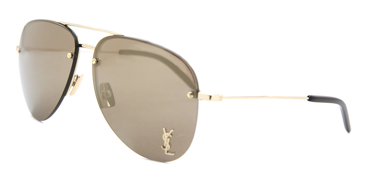 Saint laurent gold sunglasses online