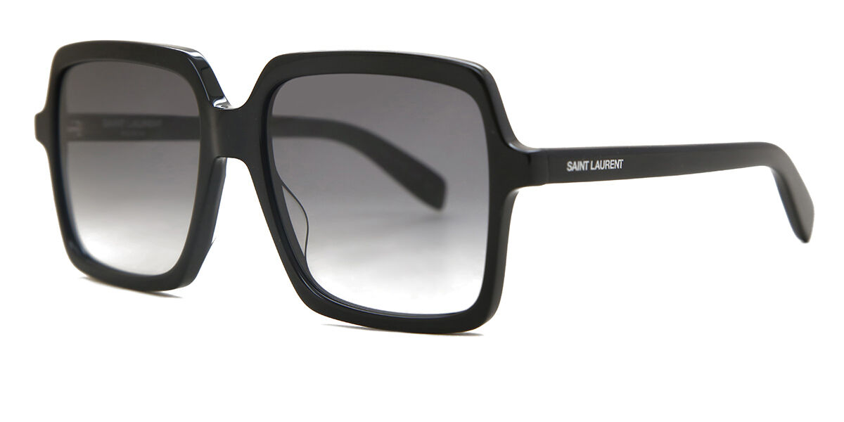 SAINT LAURENT サンローラン SL174-001 サングラス ssl175 SL 174 sunglasses Black | SmartBuyGlasses US