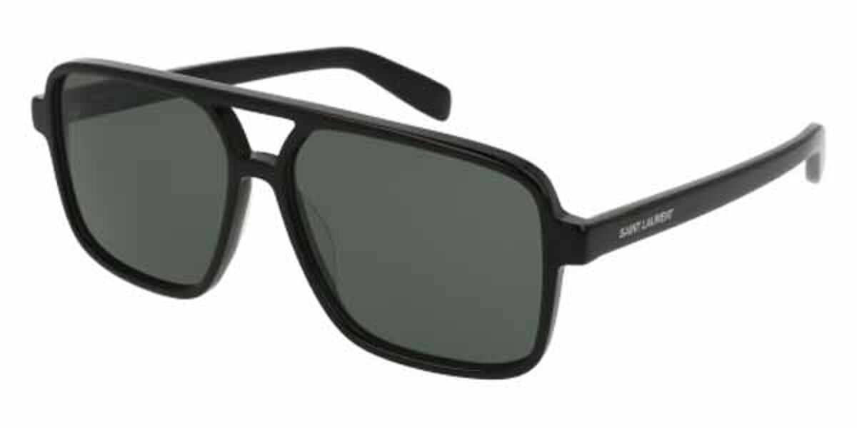 Saint Laurent SL 176 001 Sunglasses in Black | SmartBuyGlasses USA