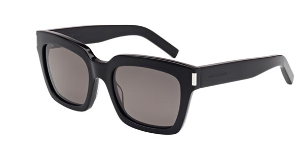 Photos - Sunglasses Yves Saint Laurent Saint Laurent Saint Laurent BOLD 1 002 Women's  Black Size 54 