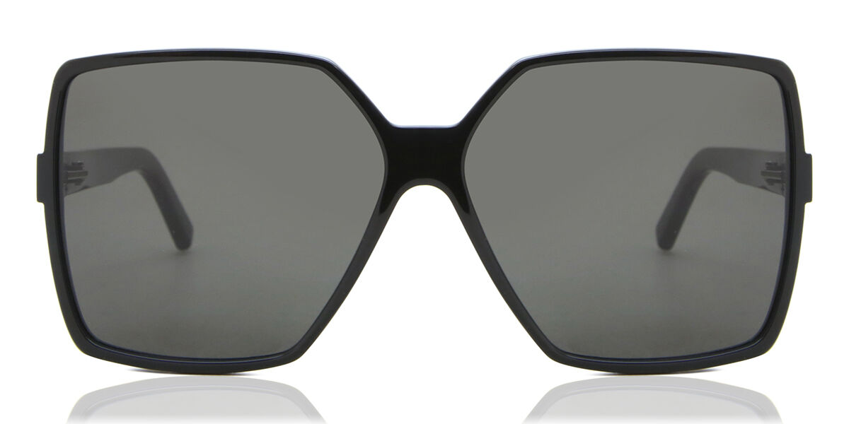 Photos - Sunglasses Yves Saint Laurent Saint Laurent Saint Laurent SL 232 BETTY 001 Women’s  Black Size 