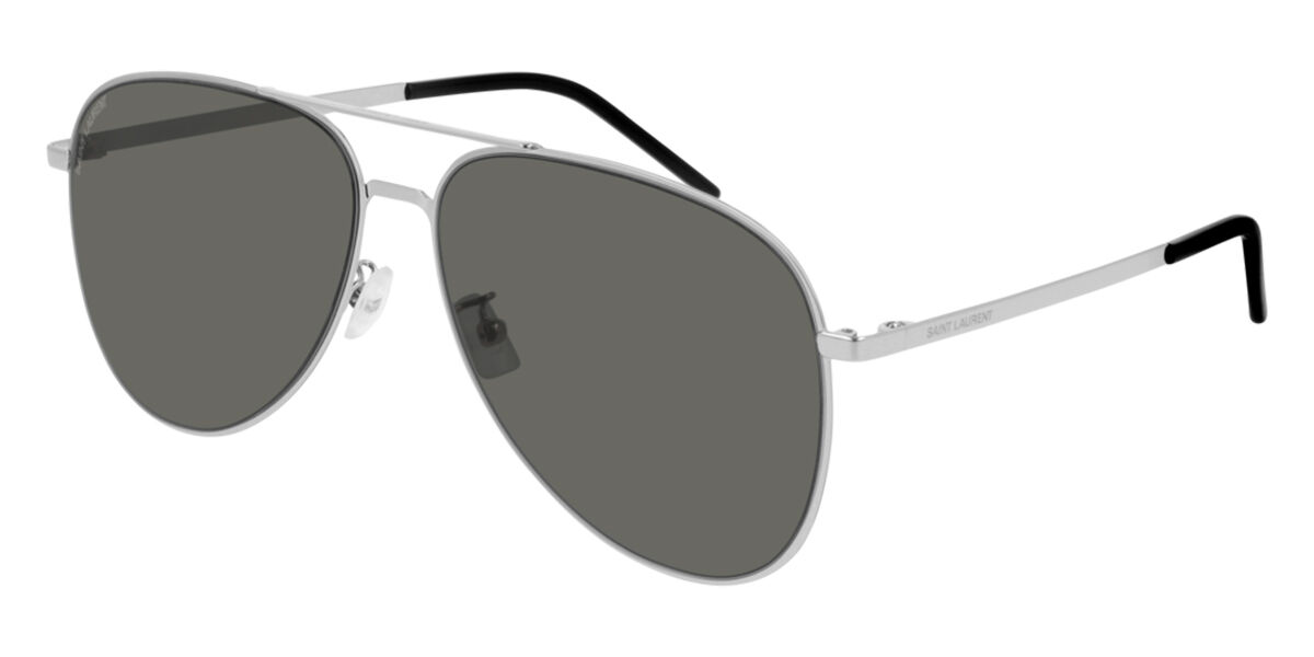 Saint Laurent Classic 11 Slim 001 Sunglasses In Silver Smartbuyglasses Usa