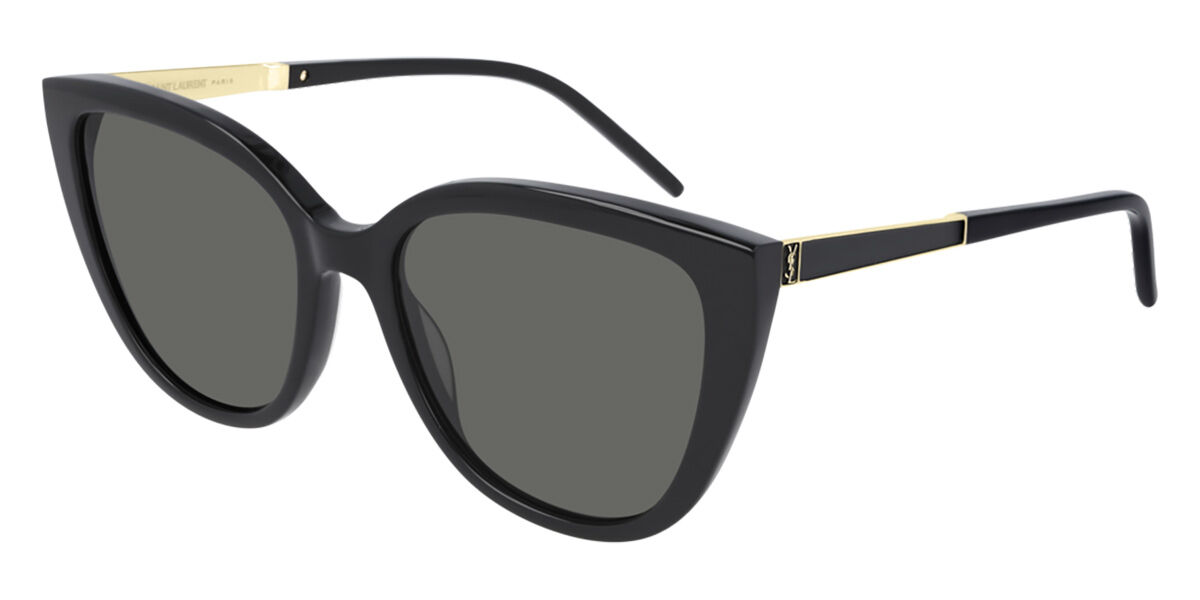 Saint Laurent SL M70 002 Women’s Sunglasses Black Size 55