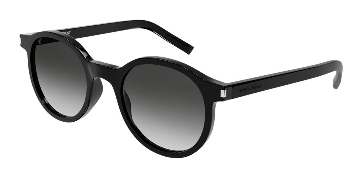 Photos - Sunglasses Yves Saint Laurent Saint Laurent Saint Laurent SL 521 001 Men's  Black Size 50 