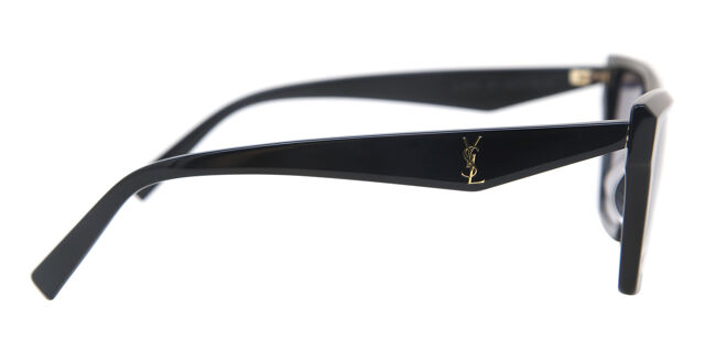 AUTHENTIC Saint Laurent Sunglasses SL M103F C57 001 Saint Laurent SL M103 001 Cat Eye Shiny Black Sunglasses  main image 3