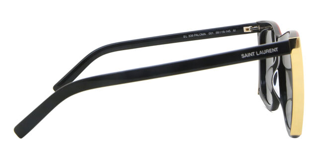 Saint Laurent SL 539 PALOMA 001 Square Black Sunglasses  display picture 1