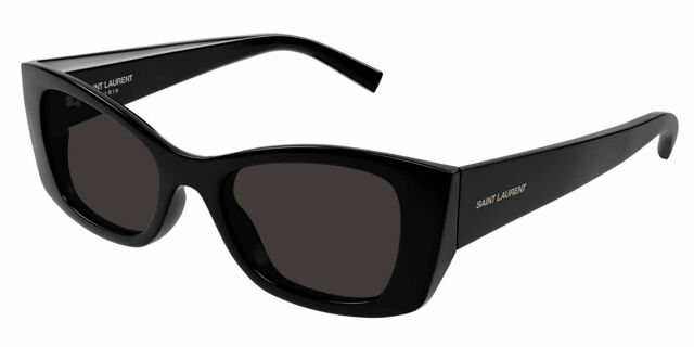 Saint Laurent SL 593 001 Square Black Sunglasses  display picture 2