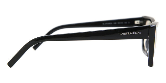 Saint Laurent SL 276 MICA 038 Cat Eye Shiny Black Sunglasses  display picture 3