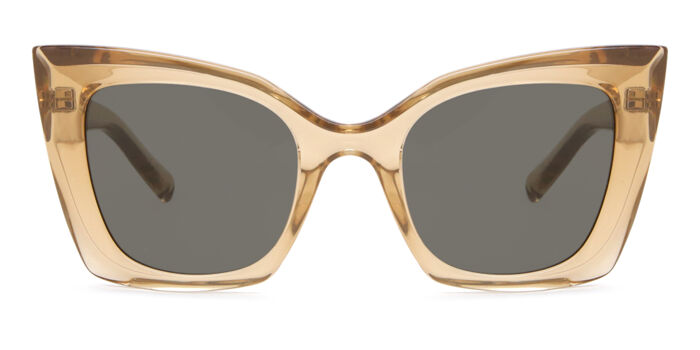 Brand New Pink SAINT LAURENT Cat Eye Sunglasses SL 552 004 Saint Laurent SL 552 004 Cat Eye Transparent Pink Sunglasses  main image 2