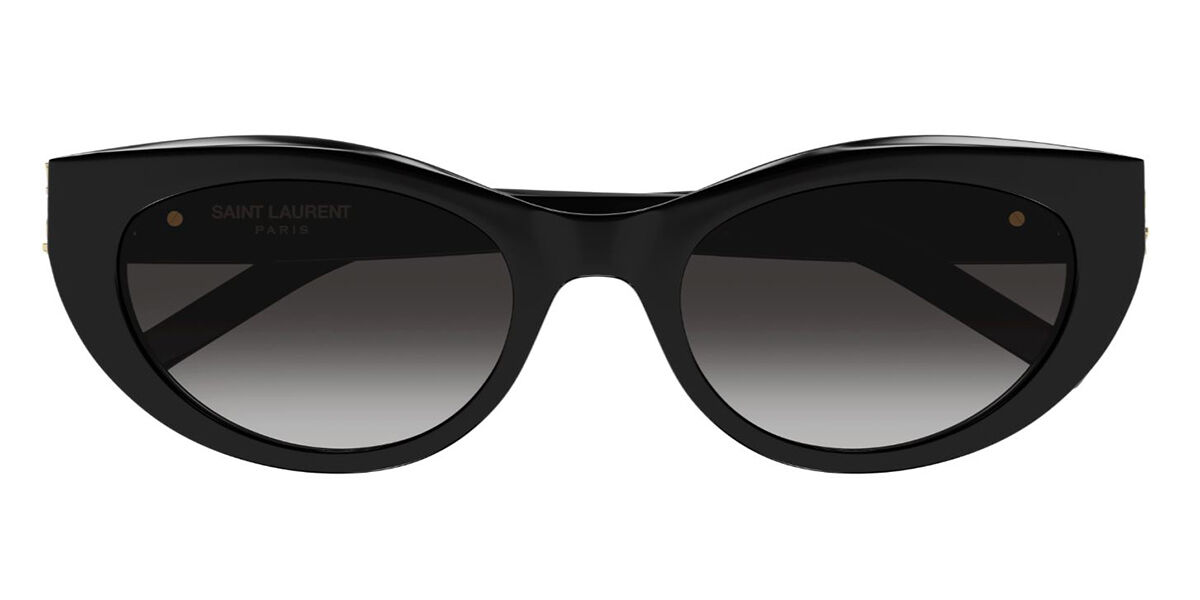 Saint Laurent SL M115 002 Sunglasses Black VisionDirect Australia