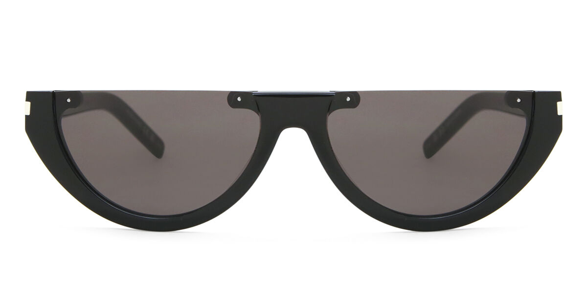 Photos - Sunglasses Yves Saint Laurent Saint Laurent Saint Laurent SL 563 001 Men's  Black Size 58 - Fr 