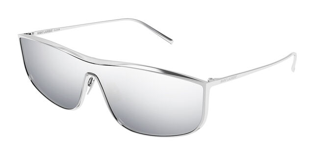 Saint Laurent SL 605 LUNA 003 Single Lens Silver Sunglasses  display picture 1