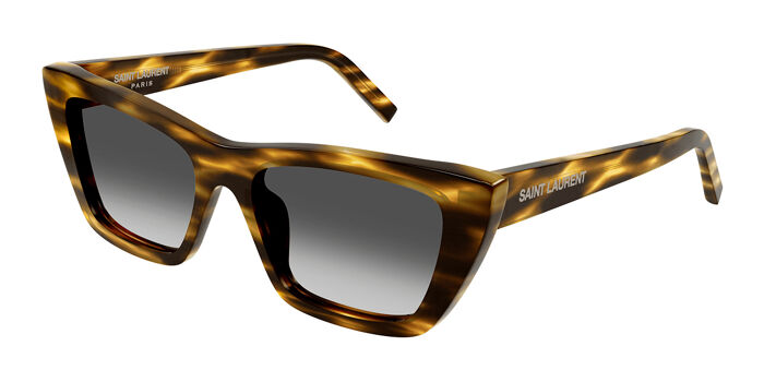 Saint Laurent SL 276 MICA 043 Cat Eye Transparent Brown  display picture 1