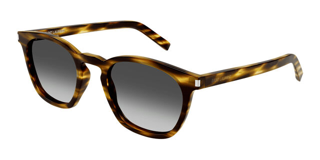 Saint Laurent SL 28 045 Square Yellow Tortoise Sunglasses  display picture 1