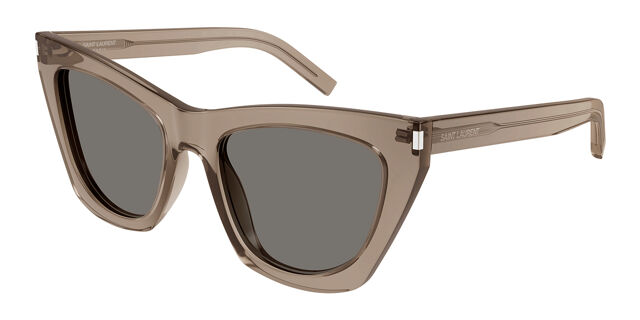 Saint Laurent SL 214 KATE 025 Cat Eye Transparent Brown  display picture 1