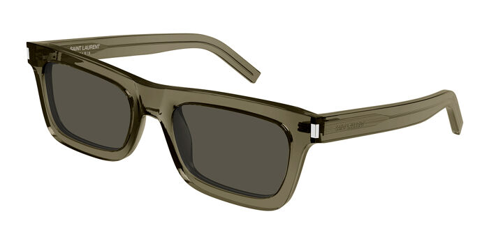 Saint Laurent SL461 BETTY 020 Sunglasses Ivory Rectangle Frame, Grey Lenses Saint Laurent SL461 BETTY 020 Sunglasses Ivory Rectangle  main image 2