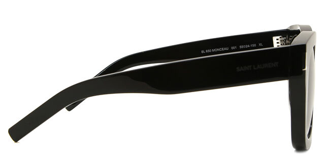 NEW SL650 MONCEAU 001 SAINT LAURENT SUNGLASSES BLACK SQUARE EYEWEAR Saint Laurent SL650 Monceau Sunglasses in Black – Designer  main image 2