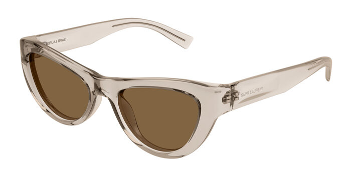 Saint Laurent SL676 008 Cat Eye Sunglasses - Ivory/Grey Saint Laurent | Accessories | New Saint Laurent Sl676 08  main image 4